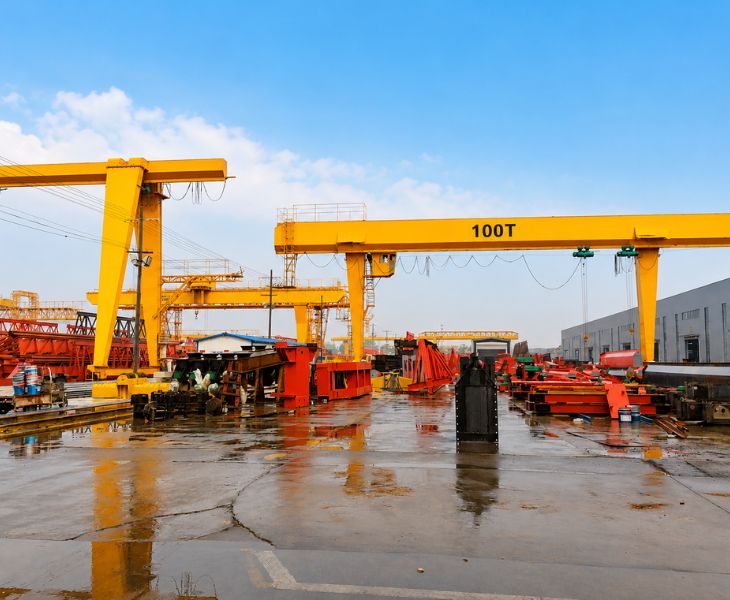 100T Gantry Crane for a Precast Factory in Saudi