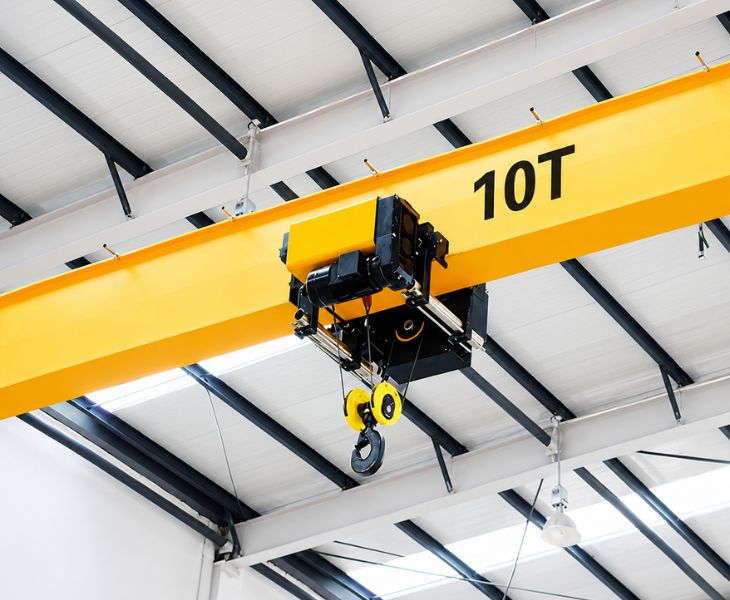 10T Overhead Crane for Lifting Requirements in UAE Ship Maintenance Company