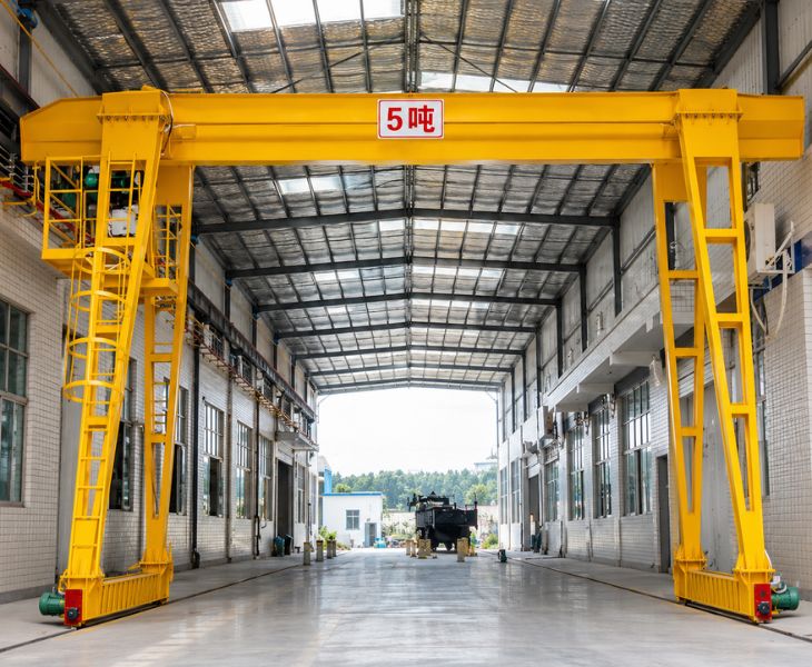 5 Ton Gantry Crane and 15 Ton Overhead Crane for a Sardine Farm in Mexico