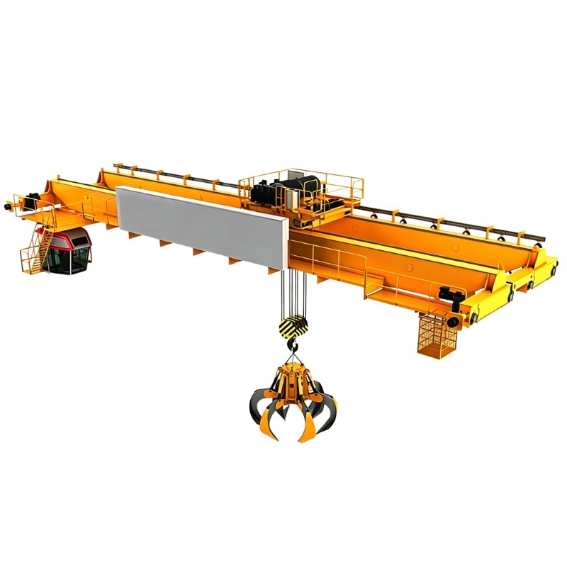 Mechanical Grab Waste Crane