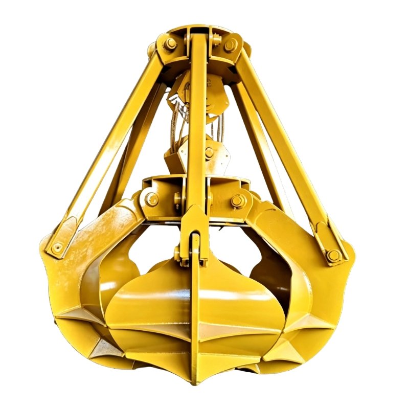 Orange Peel Grab Waste Crane