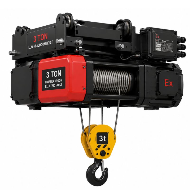 Low Headroom 3 Ton Hoist