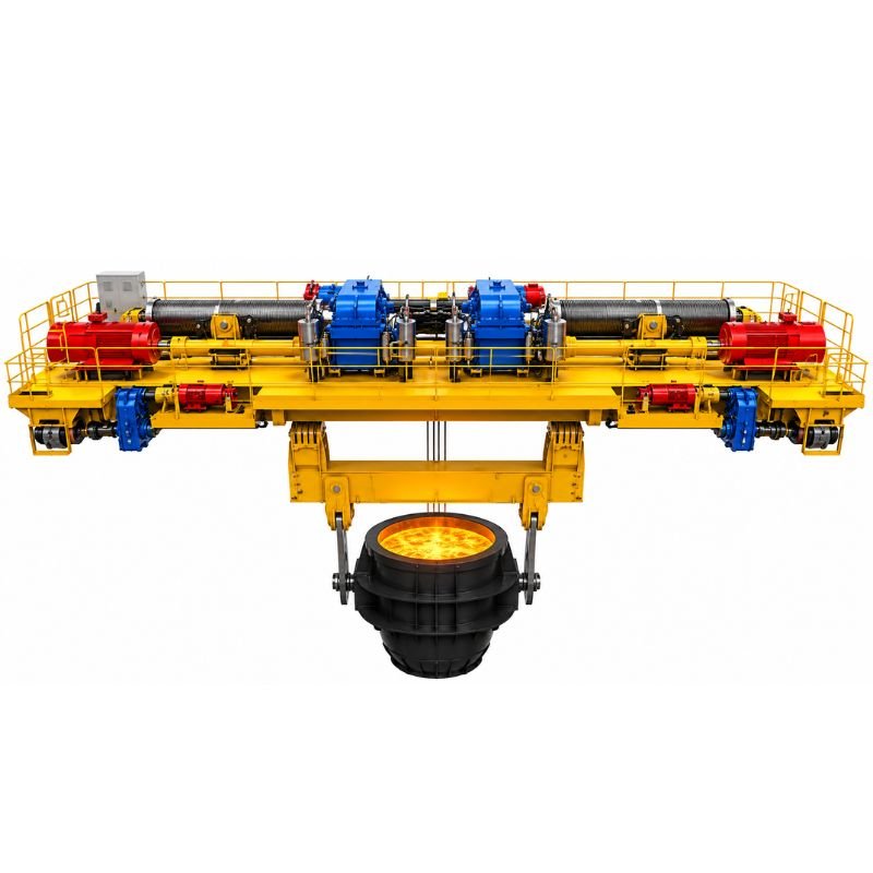 Low Headroom Foundry Crane