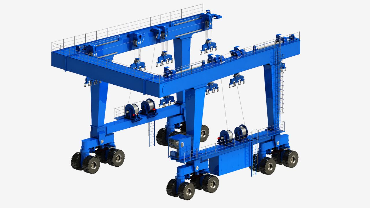 Mobile Harbor Cranes 