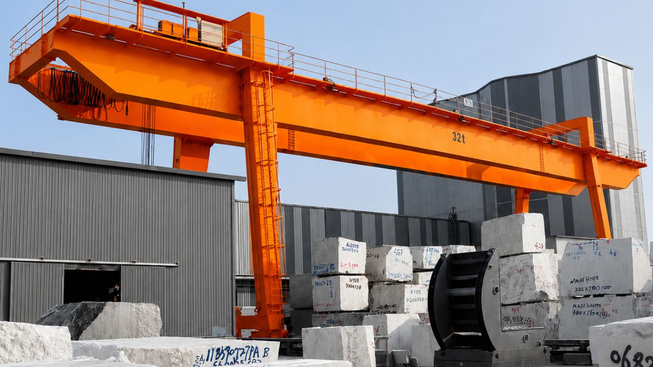 What are the types of portal cranes available