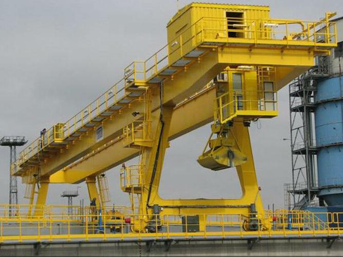 four rope grab gantry crane