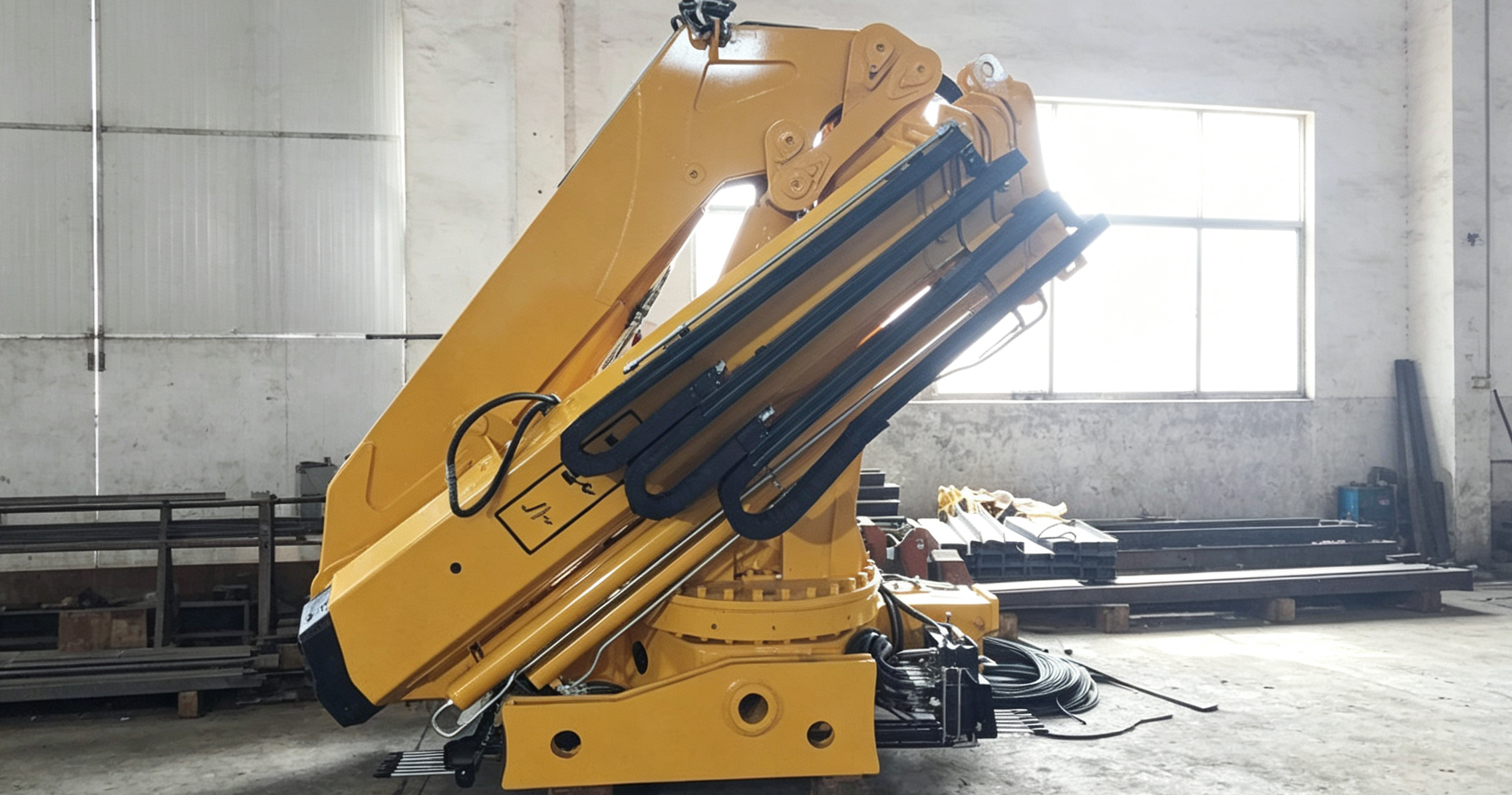 truck crane boom
