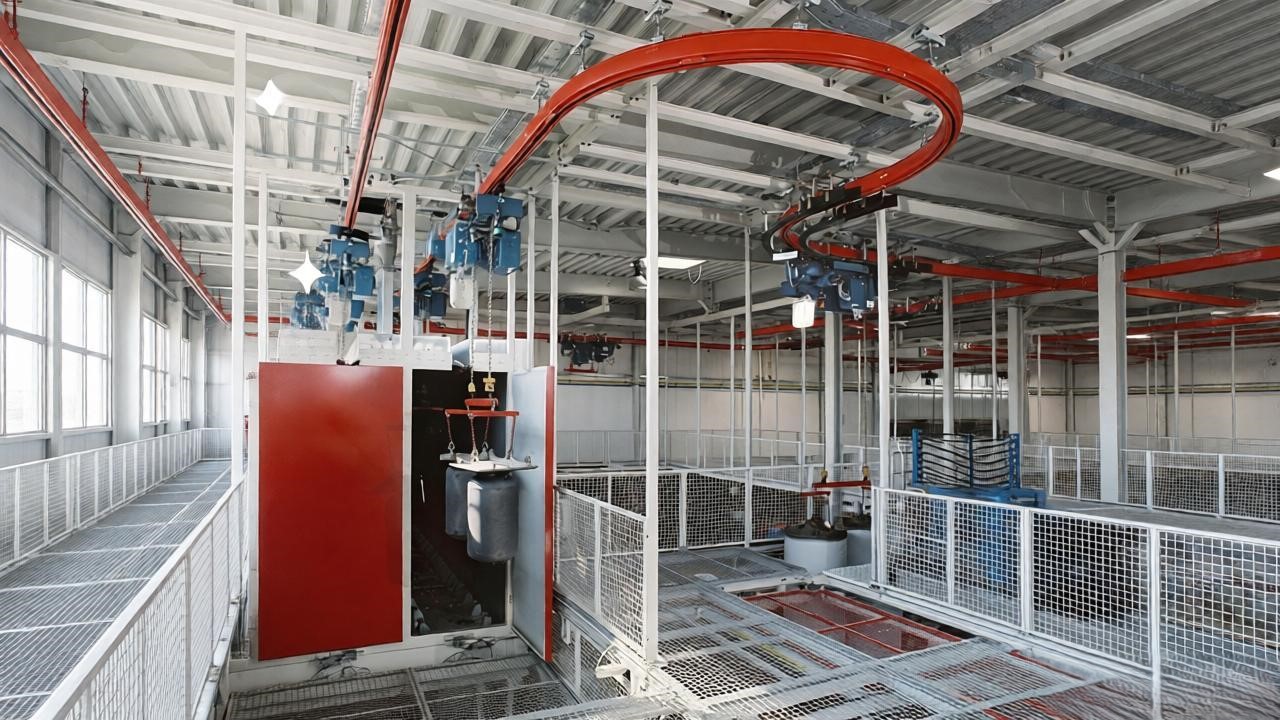 Monorail crane