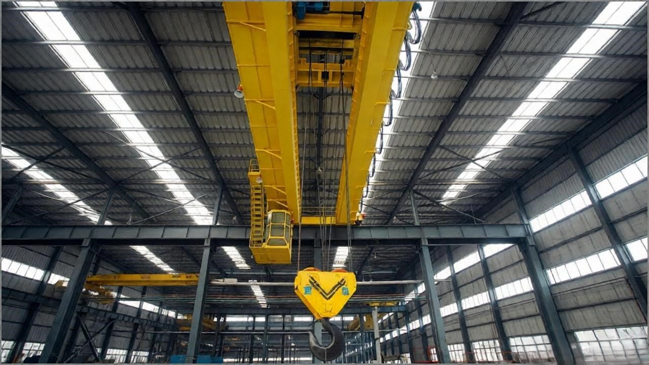 overhead crane and hook
